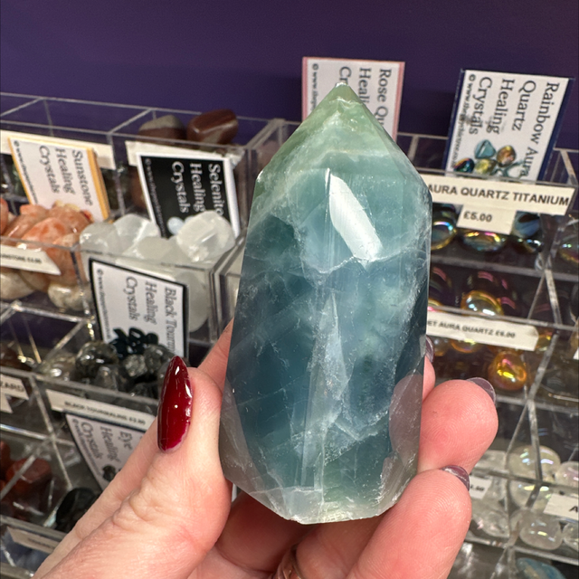 Blue Fluorite Tower 
