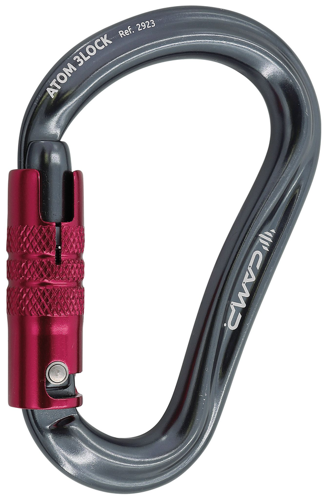 Connecteur alu CAMP Atom 3 Lock Gun Metal