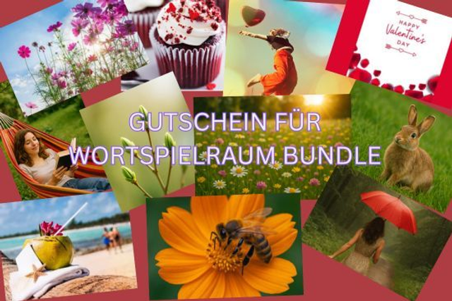 GUTSCHEIN "6 aus 24" sechs WortSpielRäume nach Wahl
