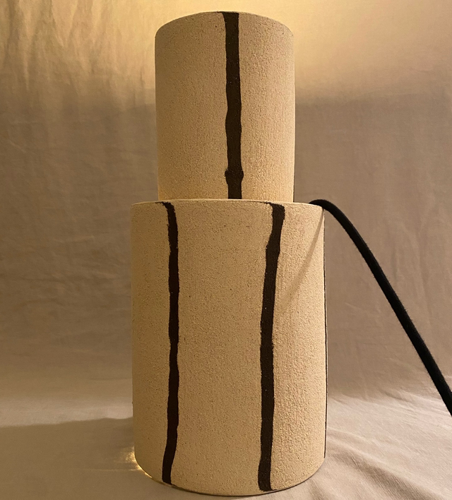 Lampe à poser l pièce unique