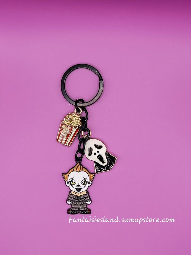 Porte-clés Noir - Horror Movie