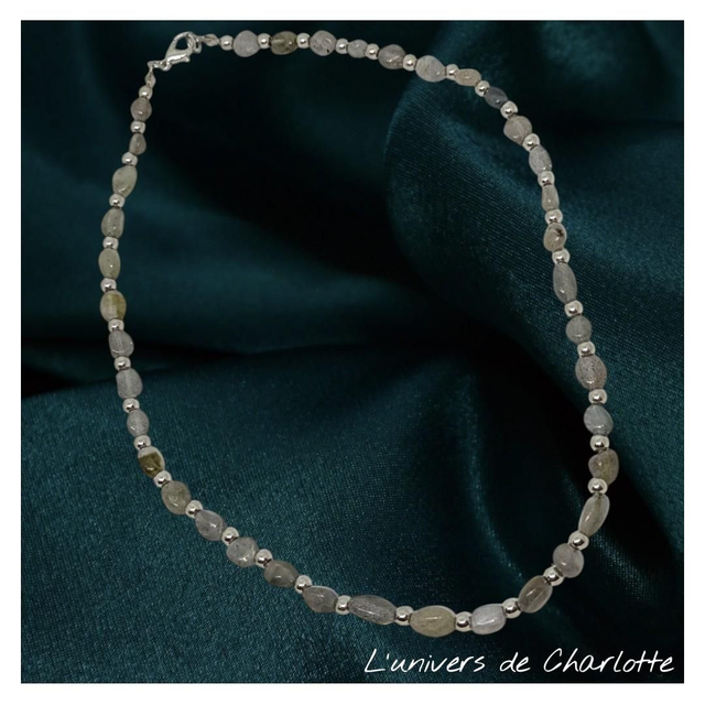 Collier &quot;Labradorite&quot; C-004