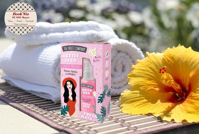 The Fruit Company " Huile corporelle Fraise et crème "