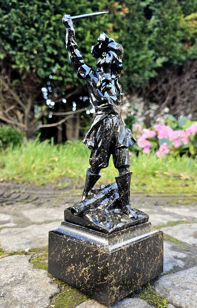 Statue Pop Jean Bart Édition Marbre Noir/Gold