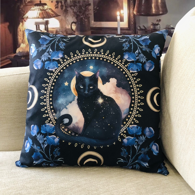 Coussin 40x40 Moon Cat 