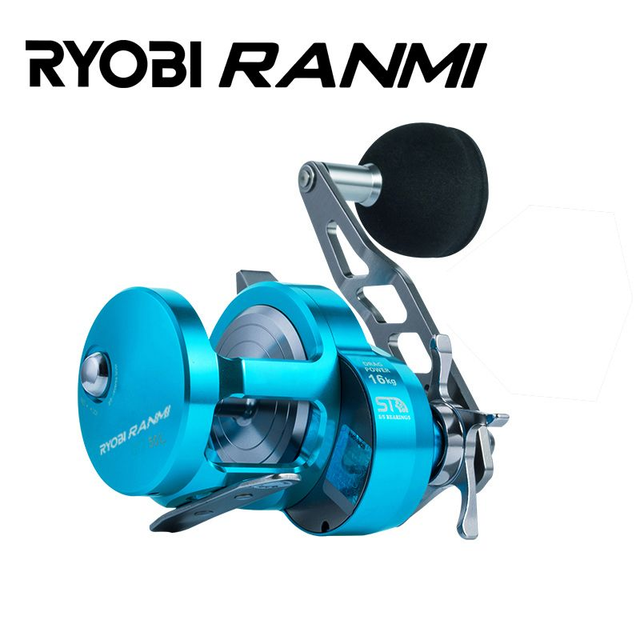Moulinet Casting Overhead Ryobi RANMI JIGGER BT 50L (Manivelle à Gauche)