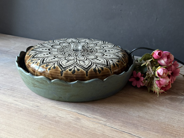 Mandala Water Fountain Indoor, med.