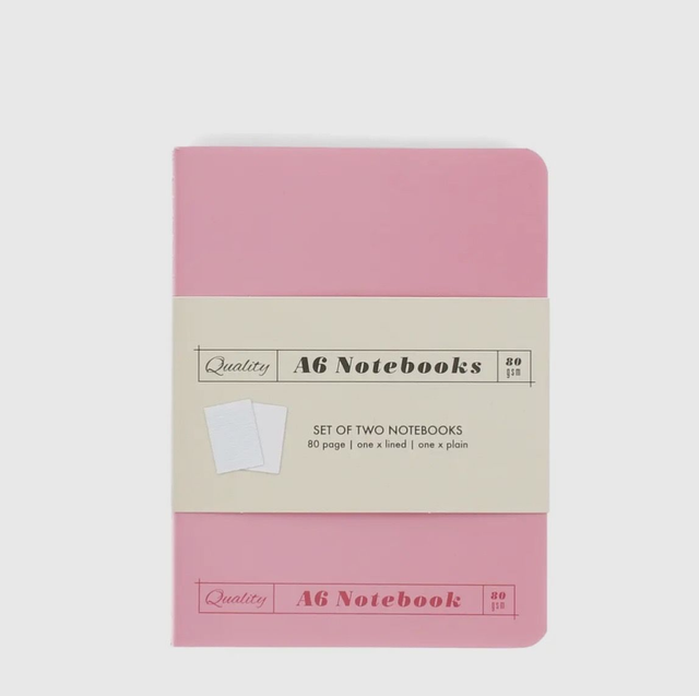 Pink notebook set