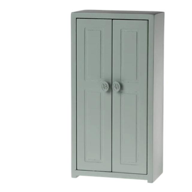 Maileg Maus Kleiderschrank hellblau 