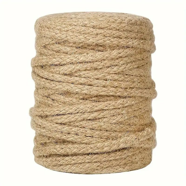 Corde de Jute Naturelle d'une Longueur de 50 mètres, 3 mm