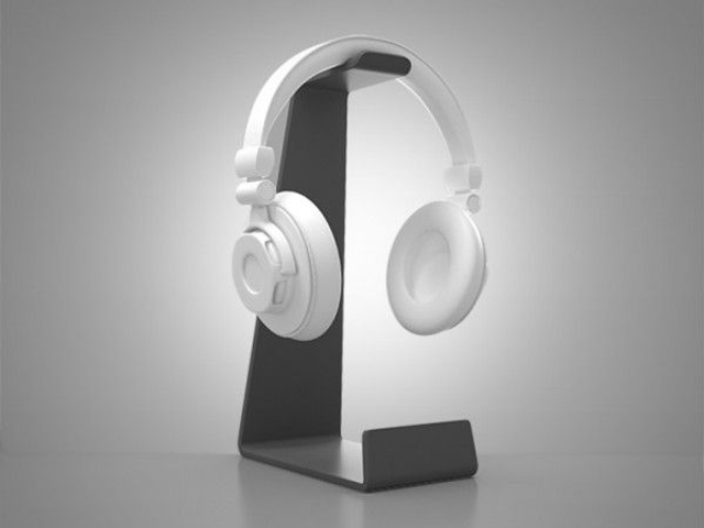 Multibracket Support pour casque, aluminium, argent, max 1 kg