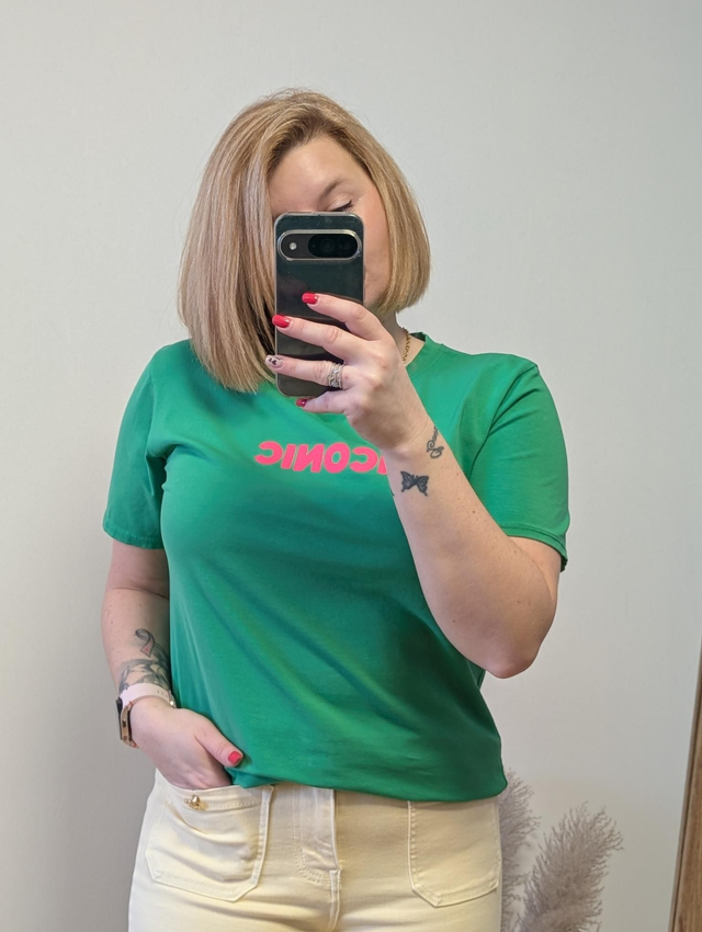 Tee shirt iconic vert