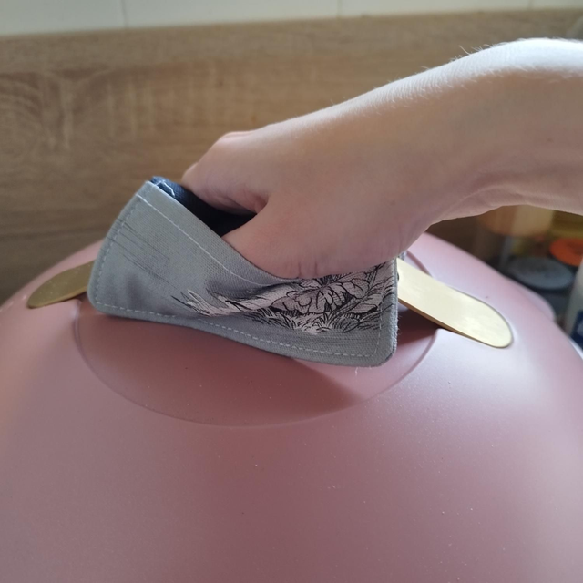 Maniques cocotte " spécial cookut" fait main - matelassées