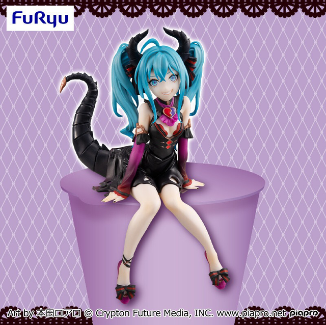 Figurine Noodle Stopper Hatsune Miku Villain Purple