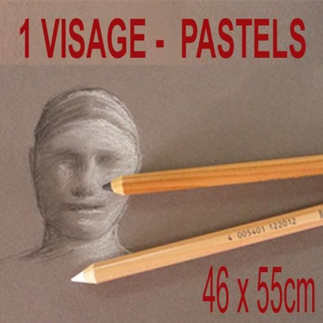 1 visage - 46x55cm - 160€