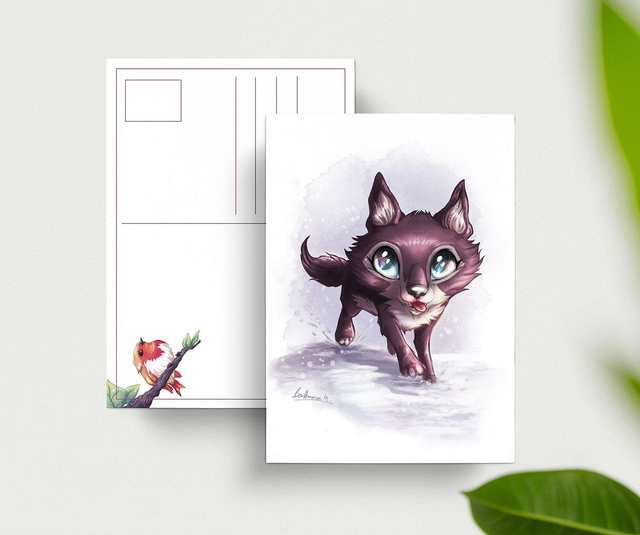 Carte postale Ptit Loup