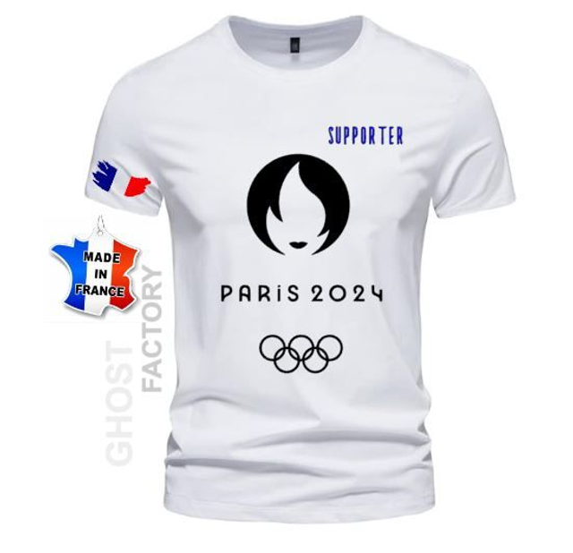 T-shirt JO PARIS 2024 BLANC