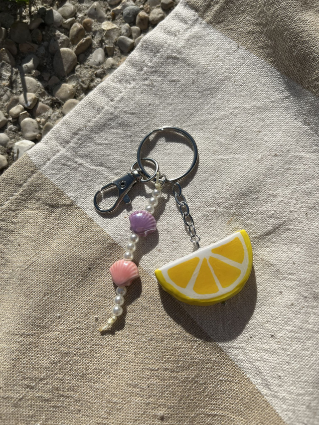 Porte-clé tranche citron 🍋