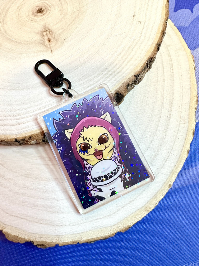 Corazón y Law - One Piece • Llavero