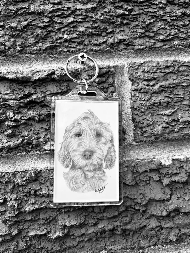 Cockapoo Keyring 