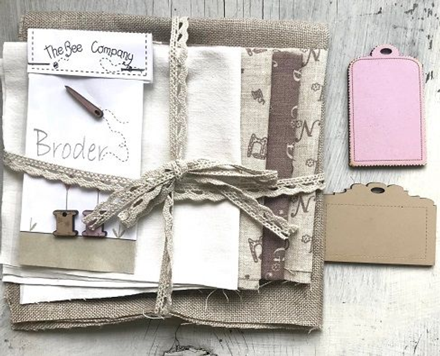 Lot de tissus "les mauves" - KS3