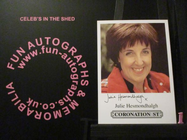 Julie Hesmondhalgh (Hayley Cropper) Original Coronation Street Pre-Print Cast Card (1)