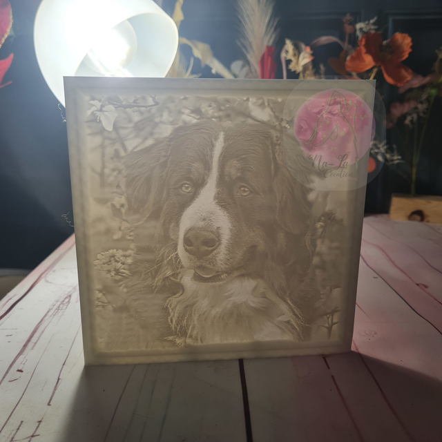 Lithophanie personnalisée – Un souvenir lumineux et unique 