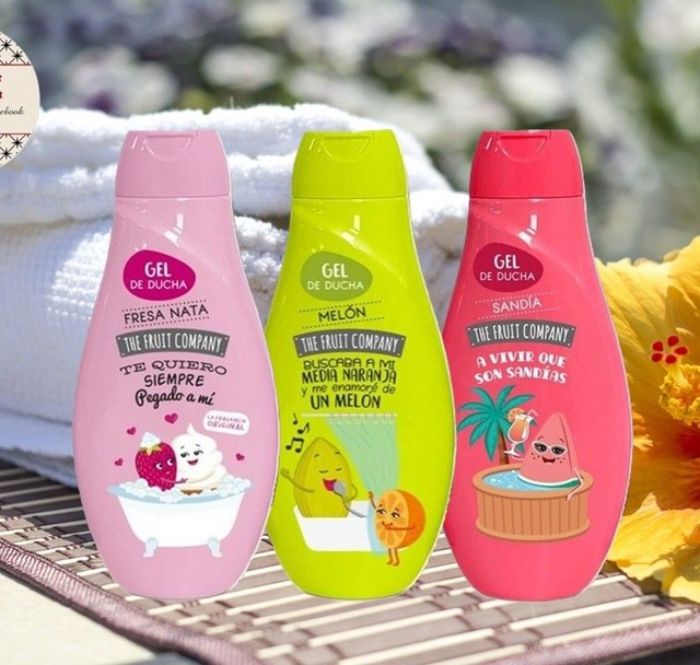 The Fruit Company " Gels douche "