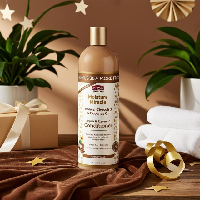 African Pride Moisture Miracle Honey Chocolate & Coconut Oil Conditioner – 475ML