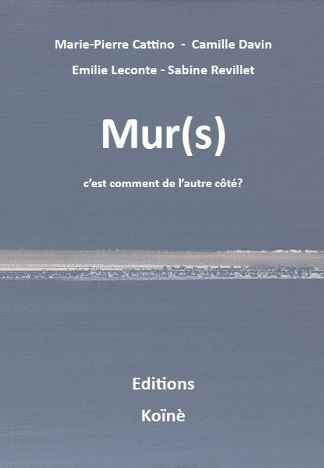 Mur(s) (c'est comment de l'autre côté?) collectif  Marie-Pierre Cattino, Emilie Leconte, Camille Davin et Sabine Revillet.