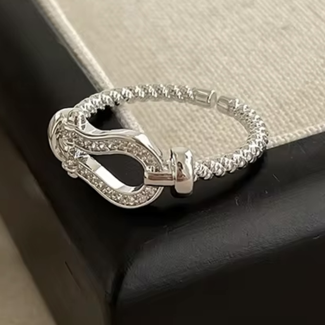 Adjustable Ring with Infinite Sparkle - Perfect for Any Occasion