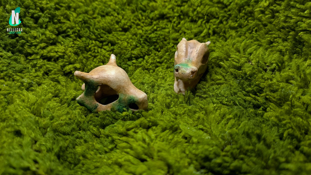 Crâne de Pokémonster -  Osselait &amp; Dracaufeu - Porte-clé