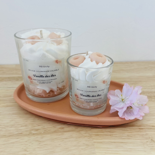 Bougie gourmande : Vanille des îles