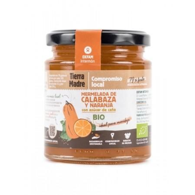 Mermelada BIO de Calabaza y Naranja – Tierra Madre (250g)