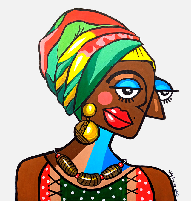 A1-2.7 - Femme d'Afrique  
