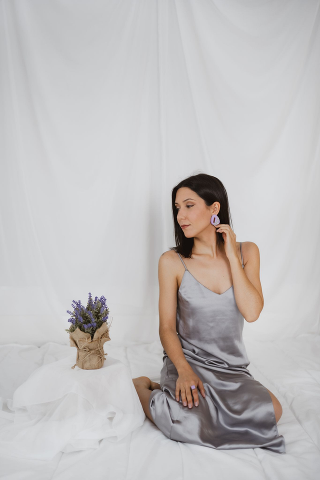 Polymer Clay Earrings ~ Flower