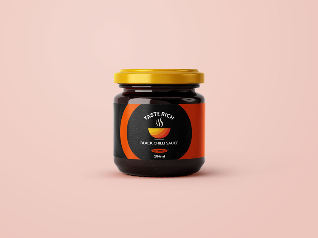 Black Chilli Sauce - Inferno 🌶️🌶️🌶️🌶️🌶️