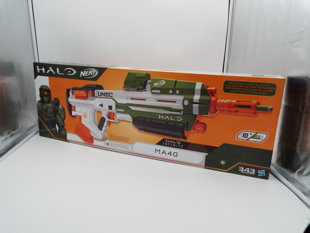 Halo Infinite Nerf Gun MA40 Motorised - Unsc RARE