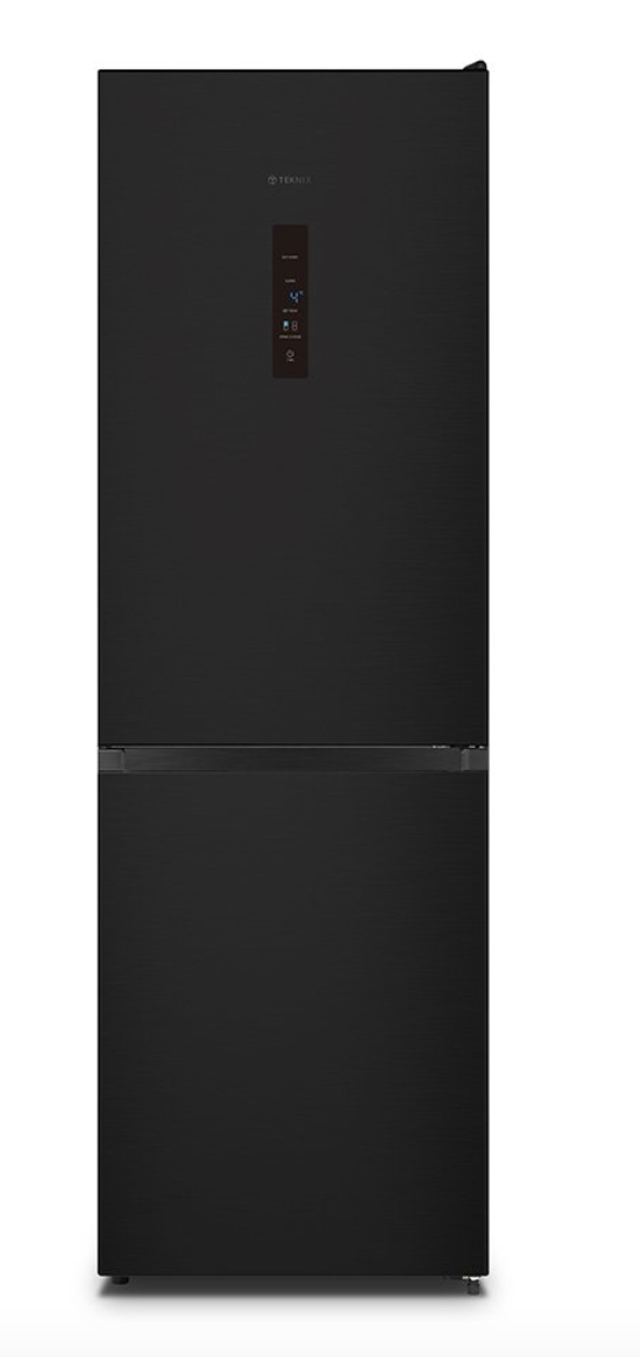   TEKNIK FFH1865BIX 304L Fridge Freezer Total No Frost Black Inox