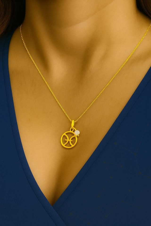 Collier Pierre Porte-Chance – Poissons