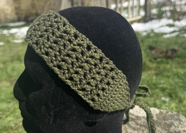 BANDEAU EN CROCHET KAKI