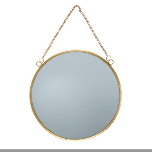 Sass and Belle touch of gold round mirror 