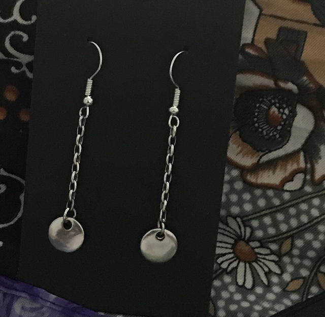 Silver Dangling Earrings - SDE164