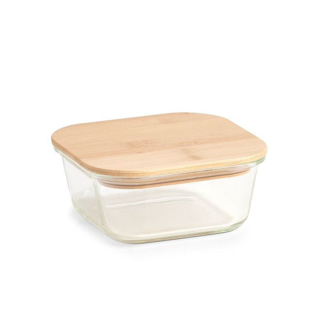 Vorratsbehälter aus Glas mit Bambusdeckel – 800 ml -Zeller-