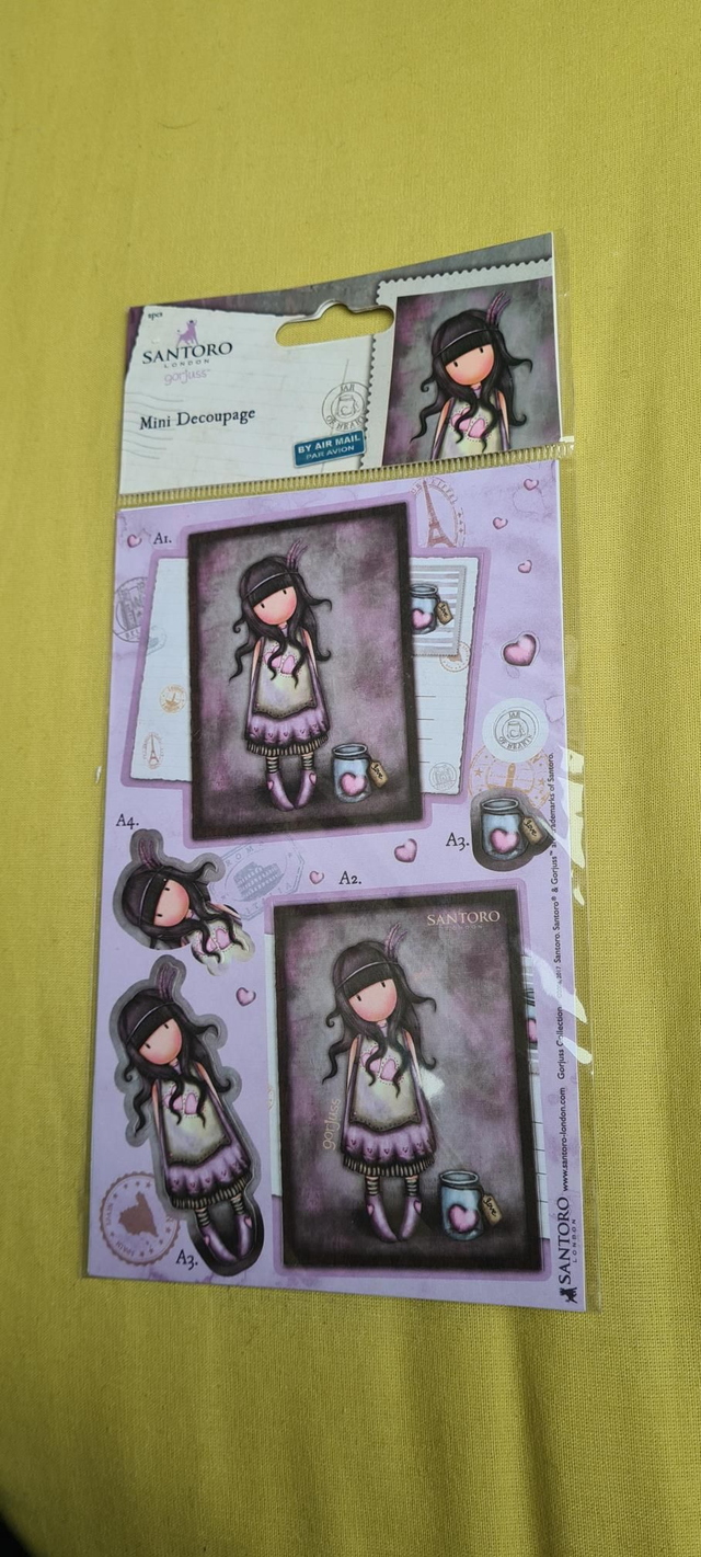 Santoro gorjuss London mini decoupage