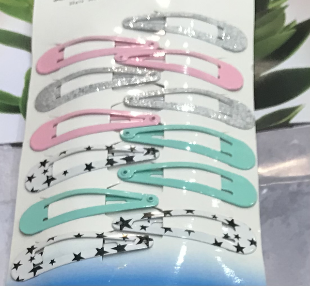 Hair Clips Set - 12 pieces - HA02