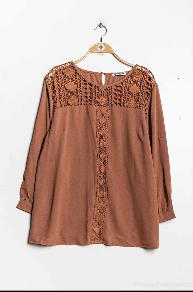 BLOUSE LOUISE CAMEL