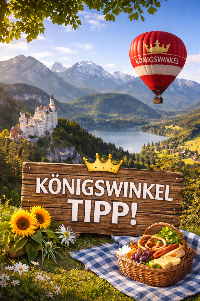 Ballonfahrt "Tipp" im Allgäu  (Mai - September Dienstag-Mittwoch-Donnerstag) 
