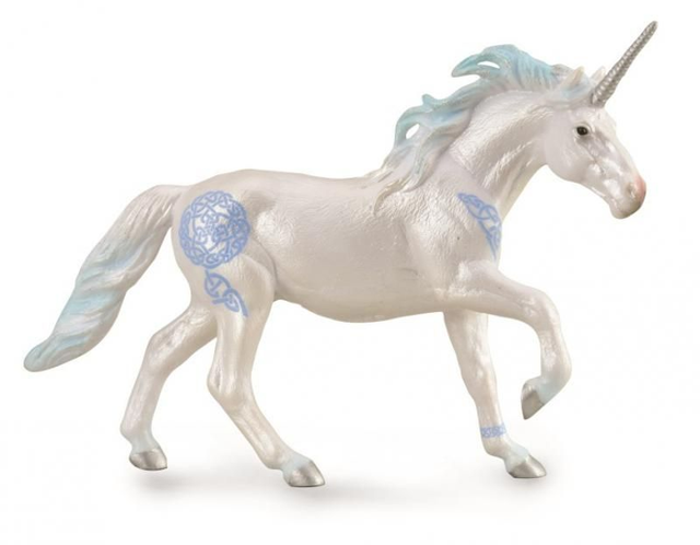 Collecta Pays du cheval >  Chevaux magiques    88849  Étalon Licorne - Bleu