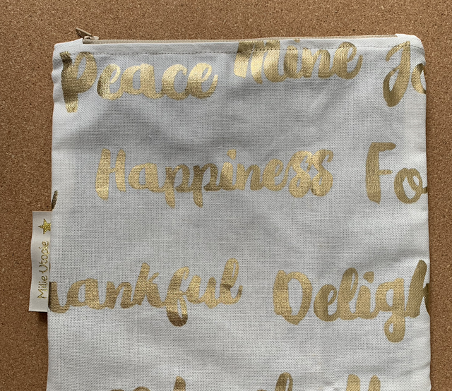 Pochette en polycoton carré 